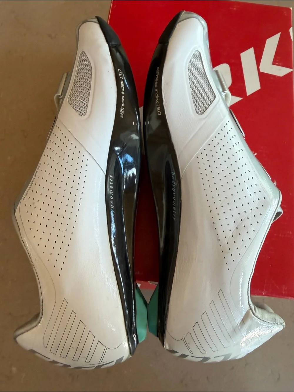 Specialized S-Works Road Cycling Shoes EU 38 US 7.25 White Silver Carbon BOA Box